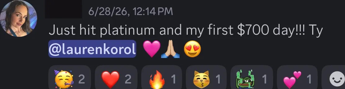 Client review screenshot