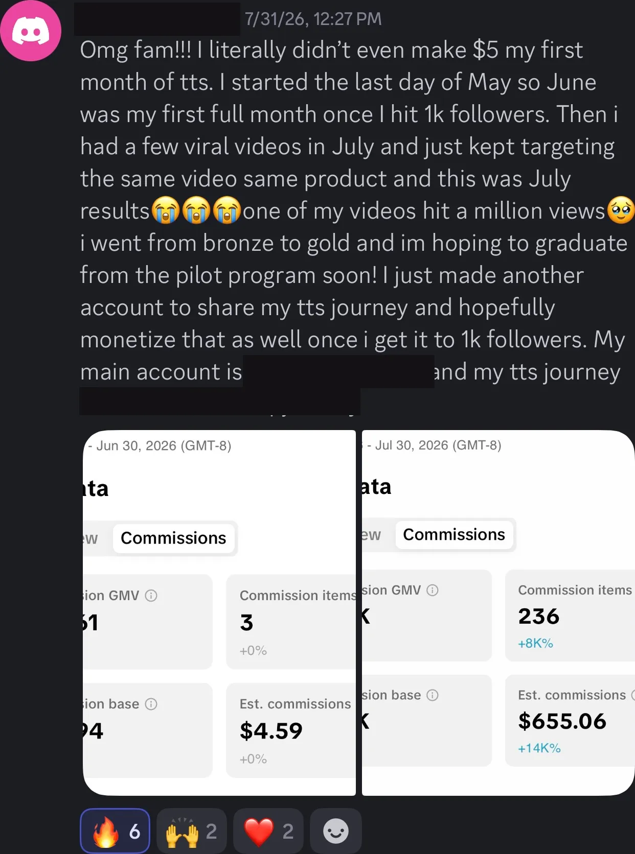 Client review screenshot