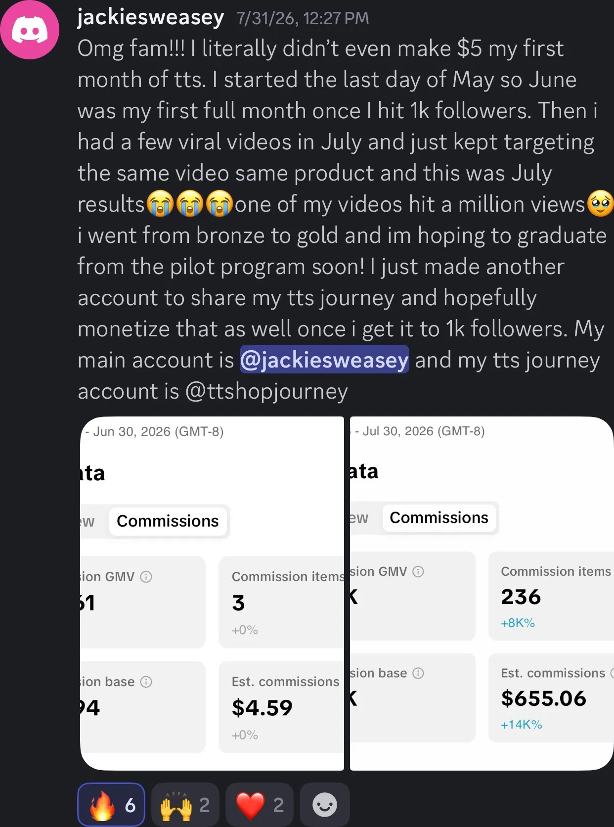 Client review screenshot