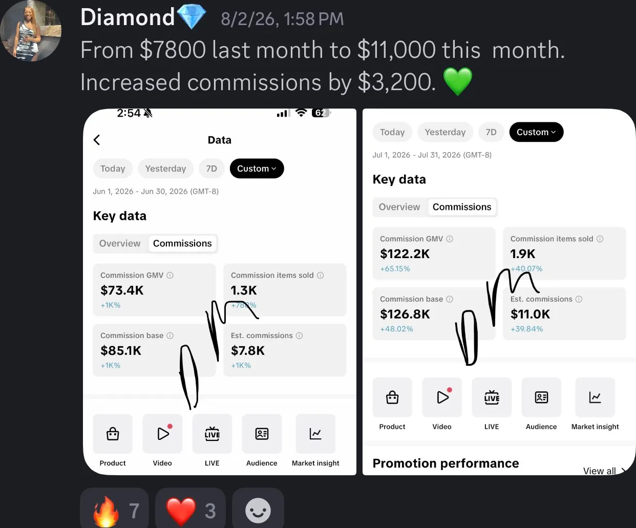 Client review screenshot