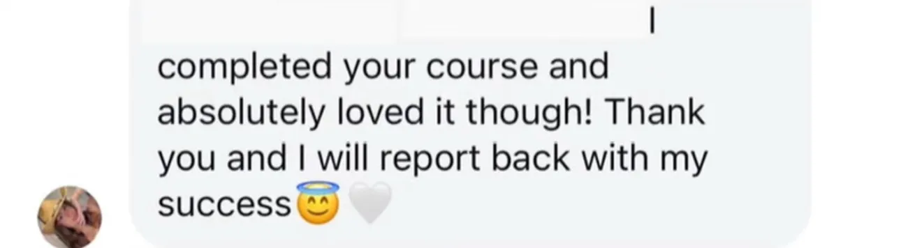 Client review screenshot