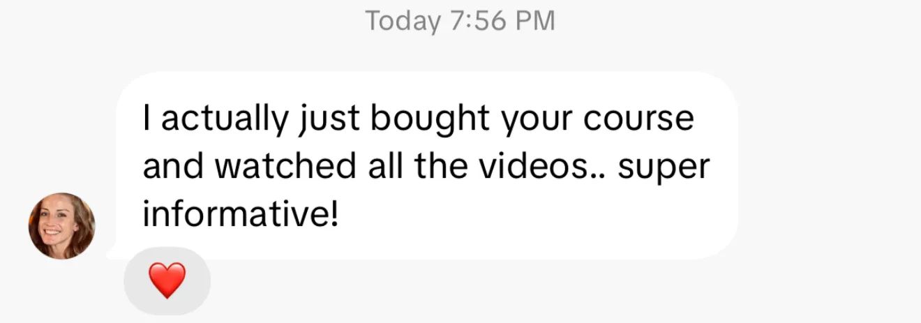 Client review screenshot