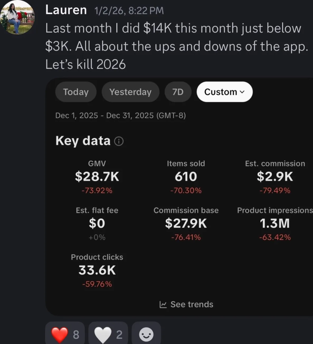 Client review screenshot