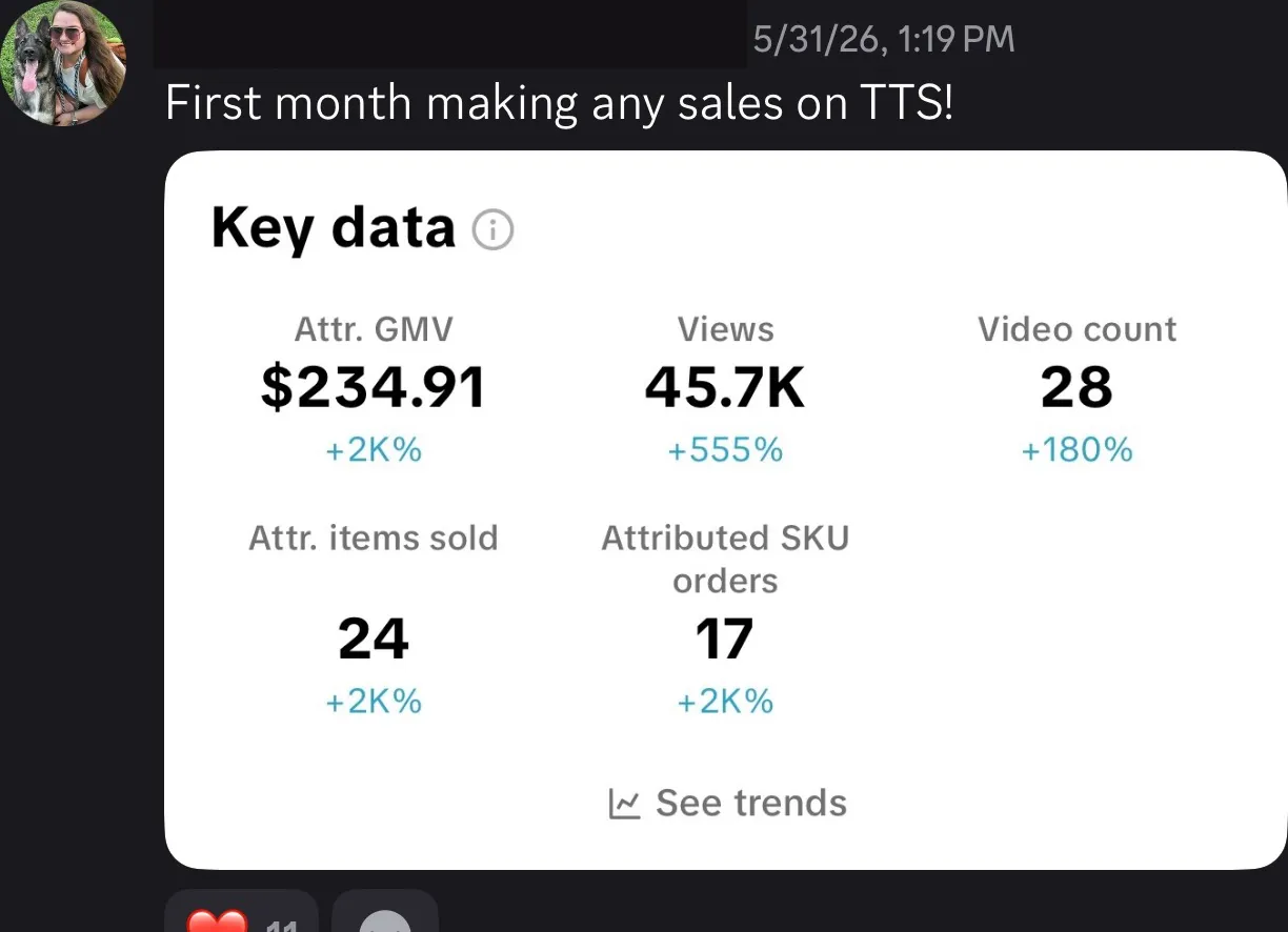 Client review screenshot