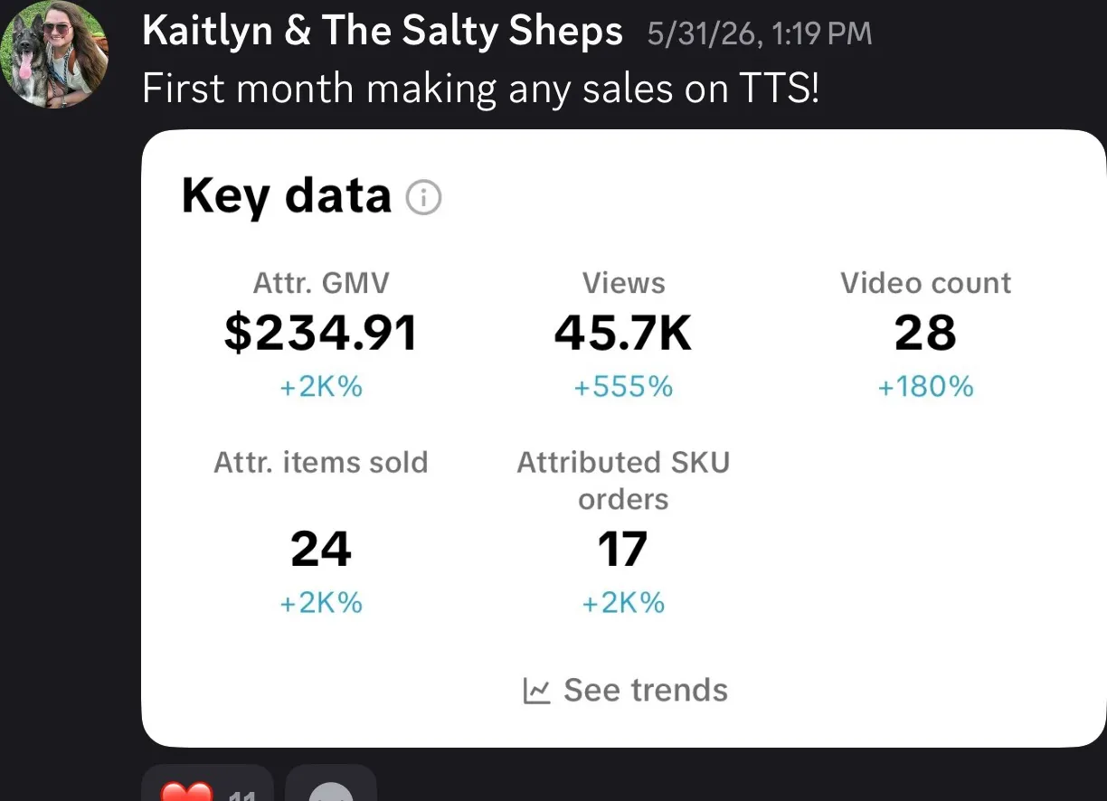 Client review screenshot