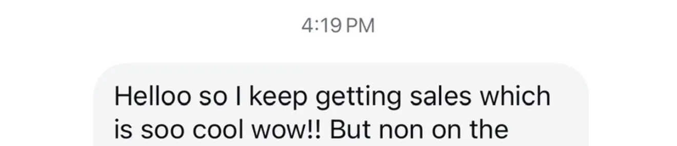Client review screenshot