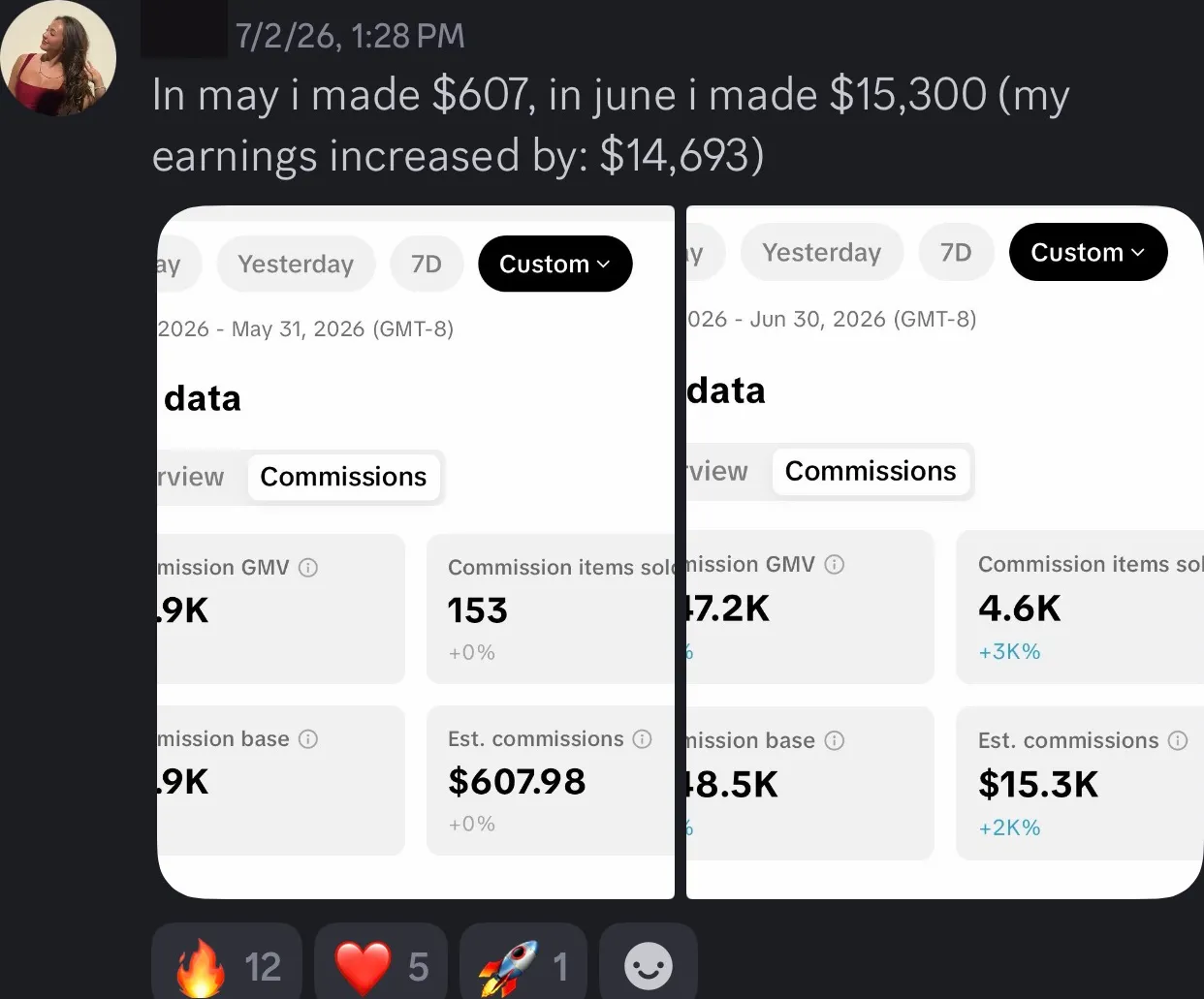 Client review screenshot