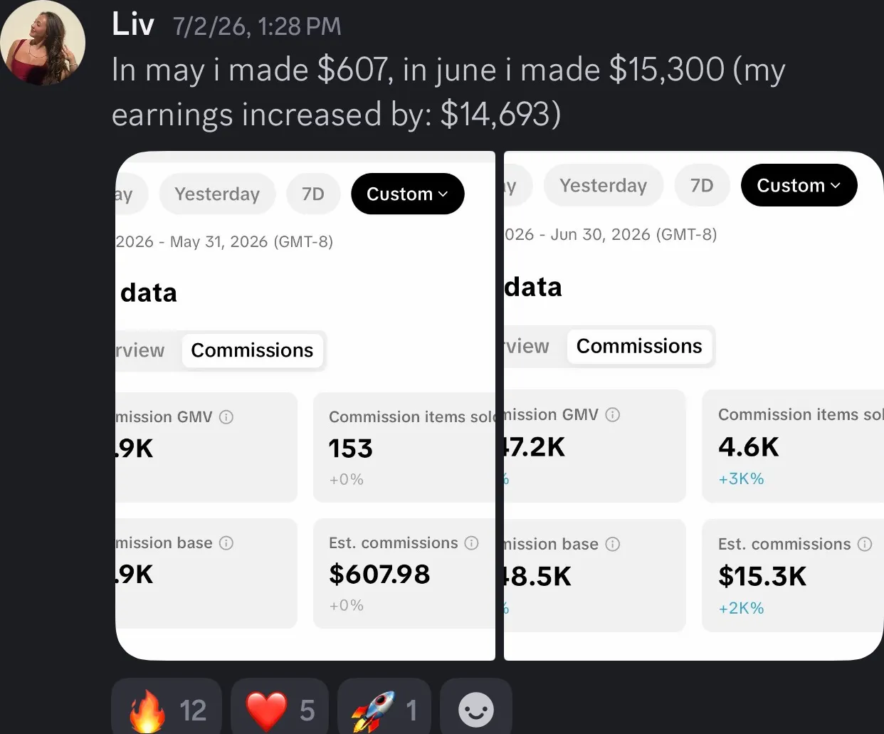 Client review screenshot