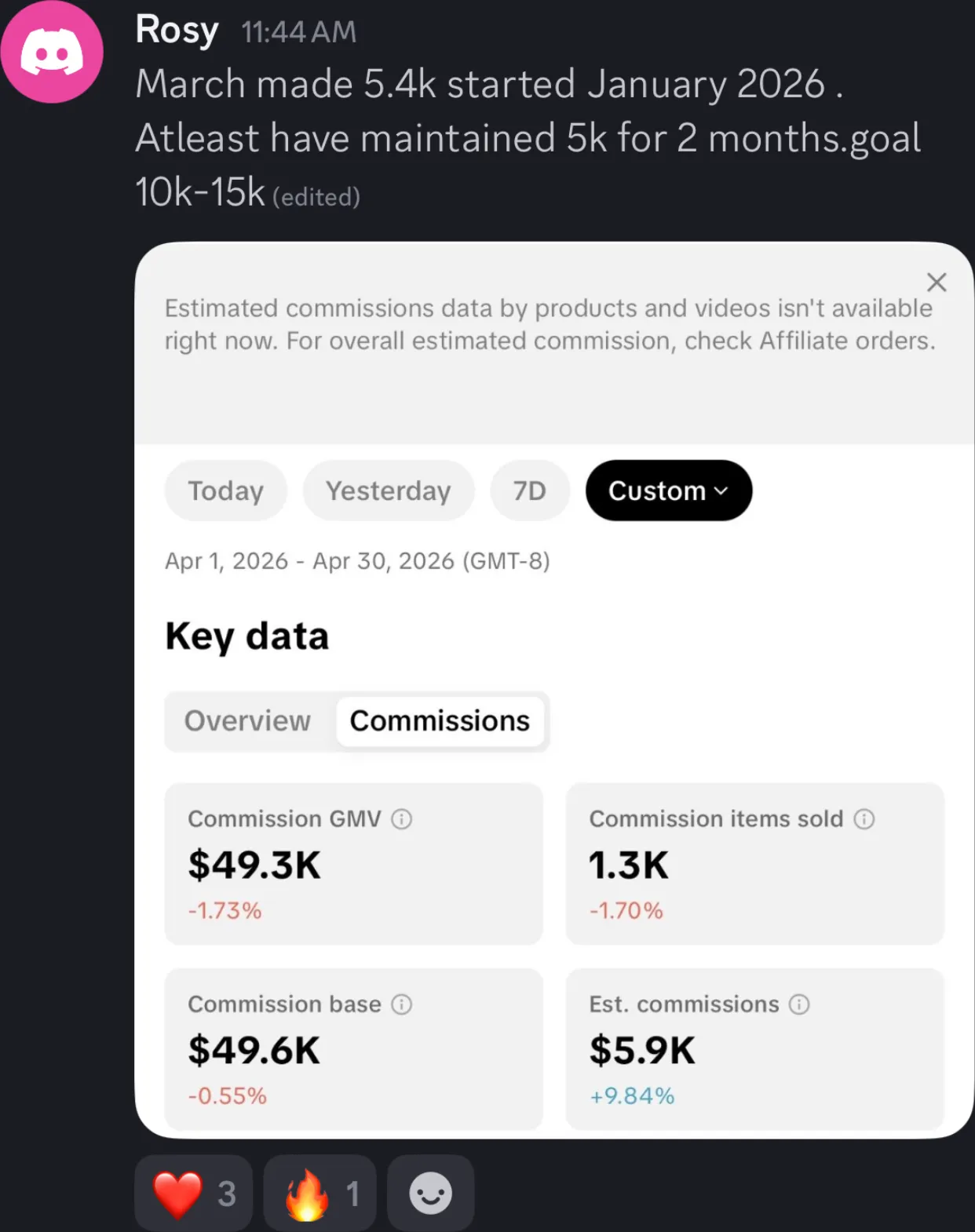 Client review screenshot