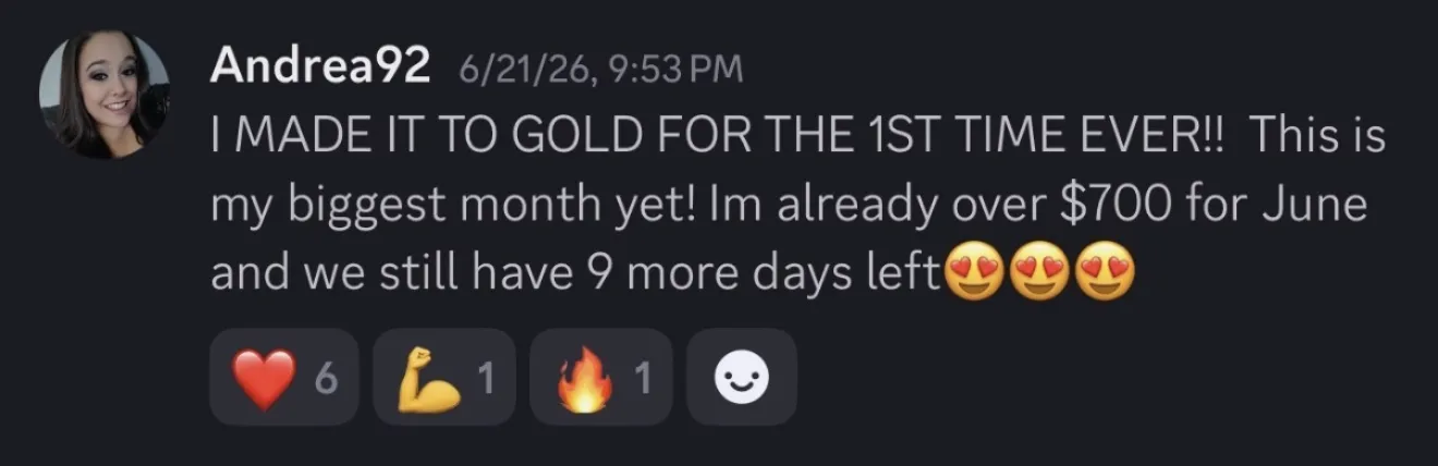 Client review screenshot