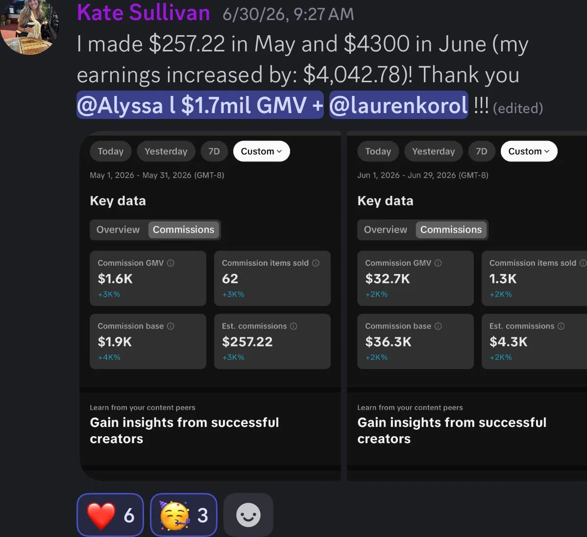Client review screenshot