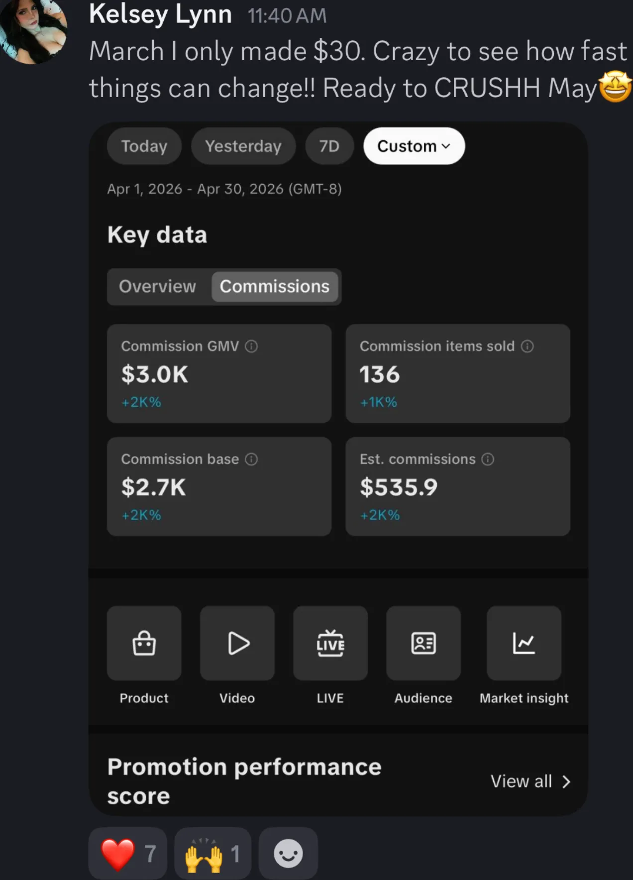 Client review screenshot