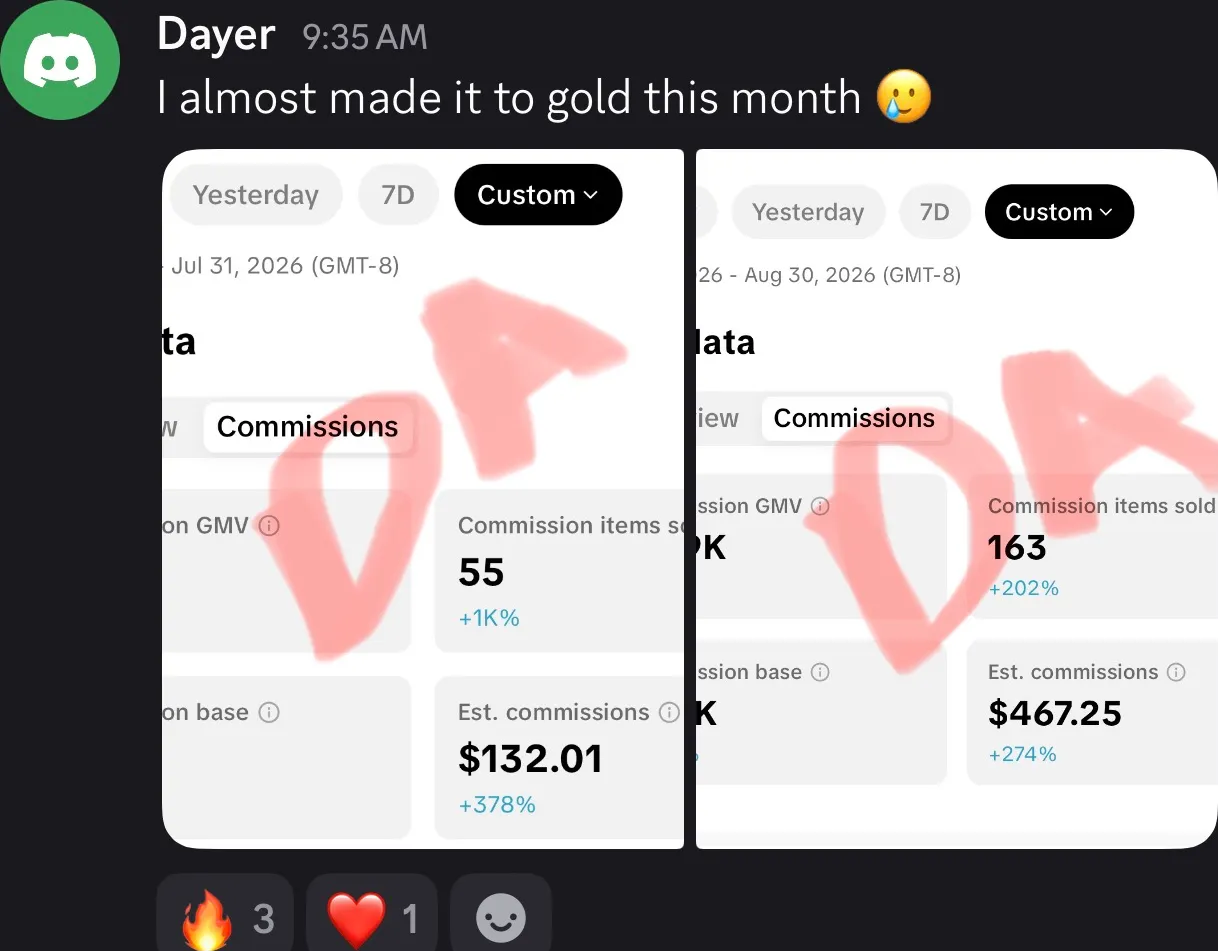 Client review screenshot