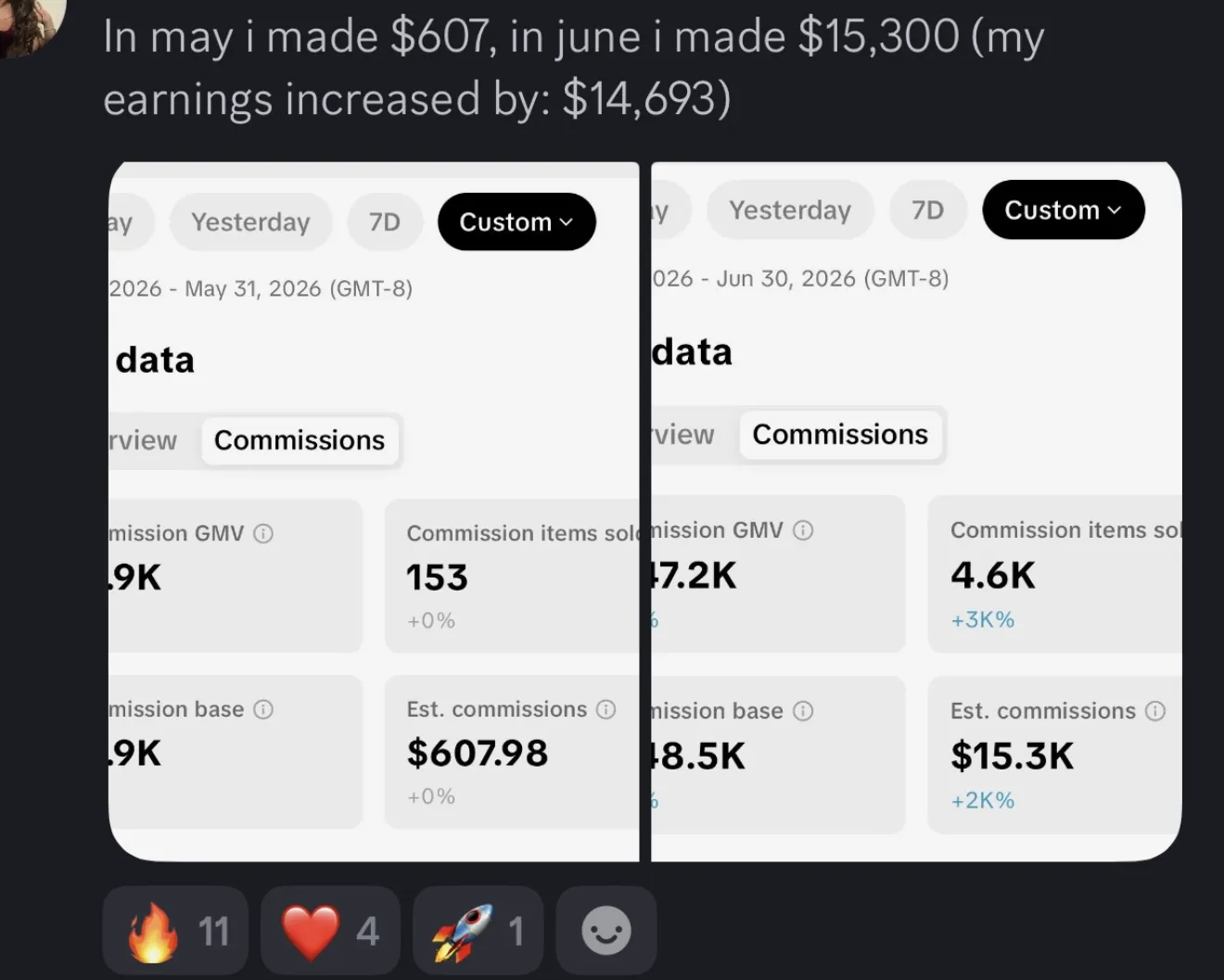 Client review screenshot