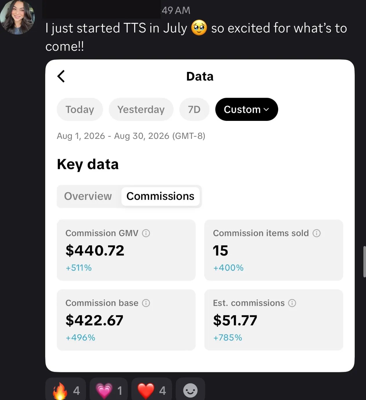 Client review screenshot