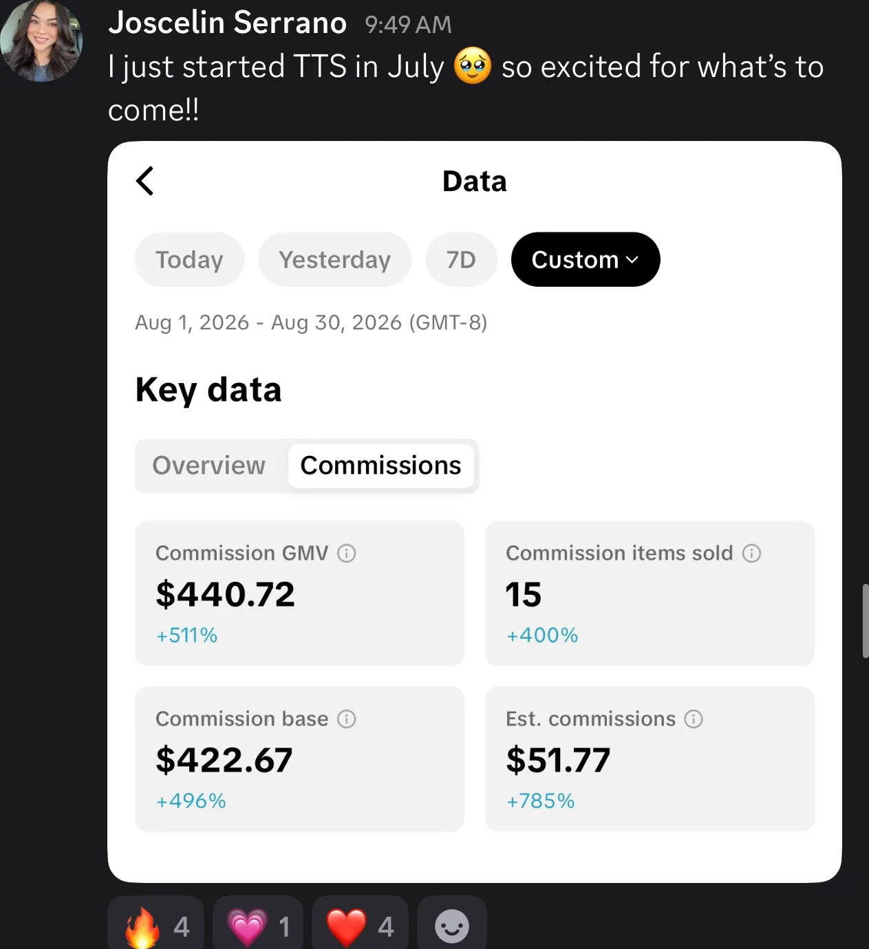 Client review screenshot