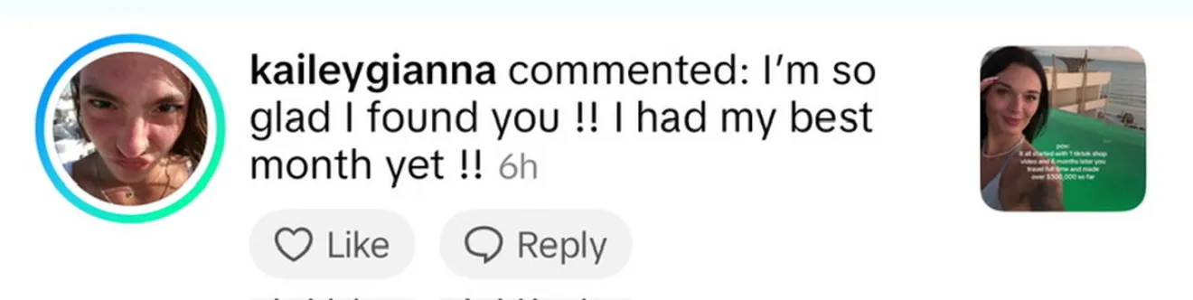 Client review screenshot