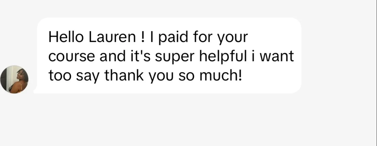 Client review screenshot