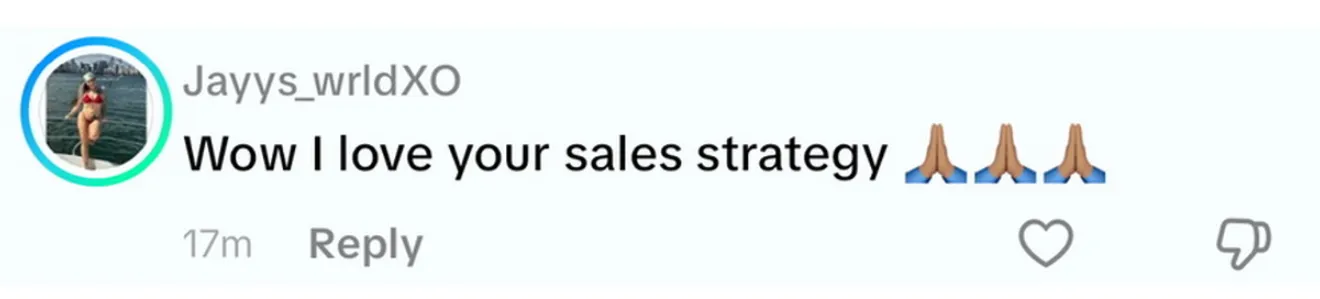 Client review screenshot