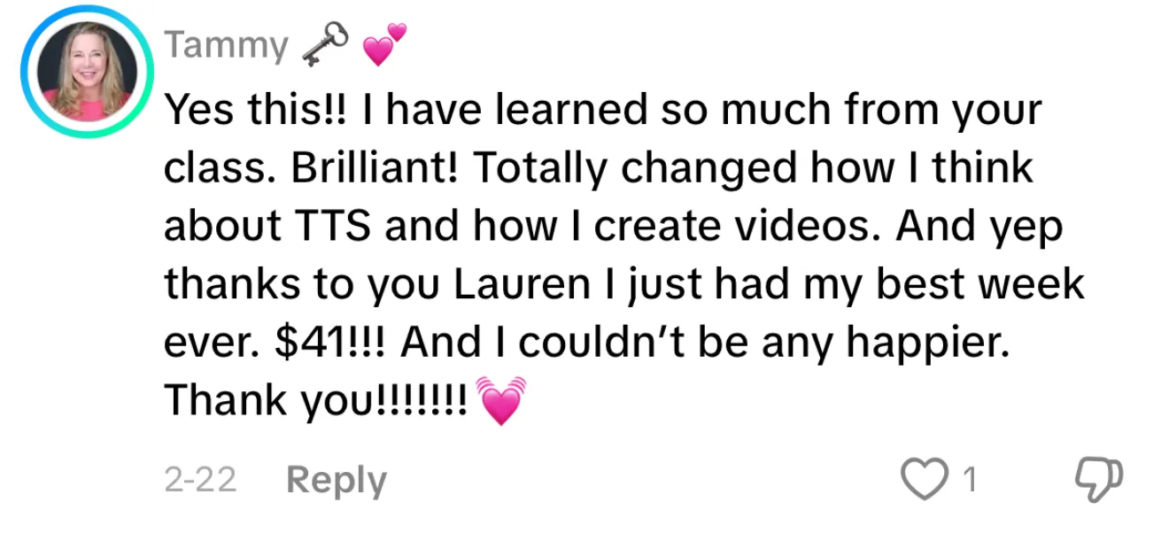 Client review screenshot