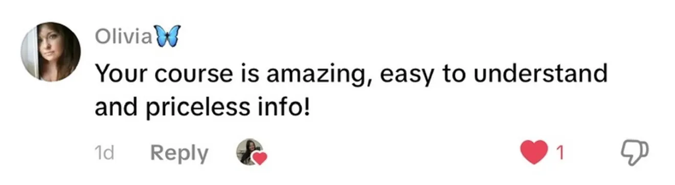 Client review screenshot