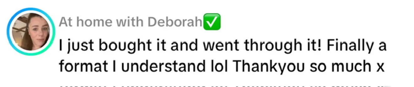 Client review screenshot