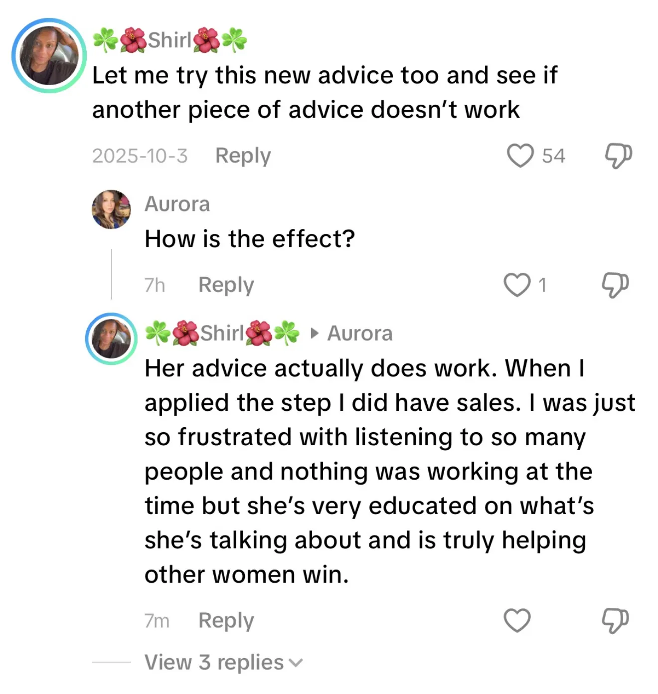 Client review screenshot