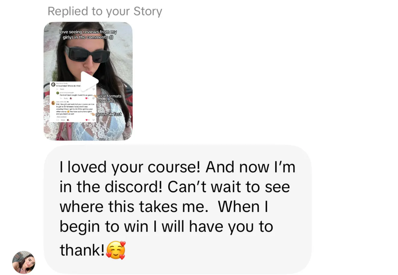 Client review screenshot
