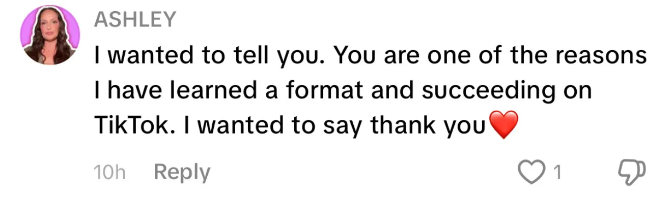 Client review screenshot