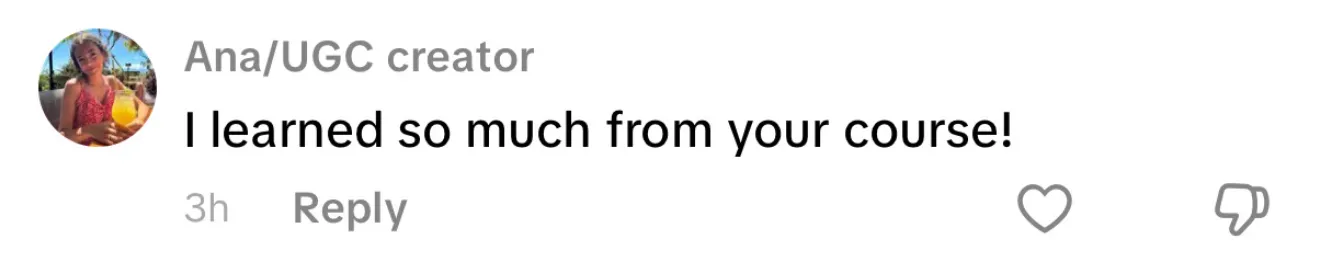 Client review screenshot