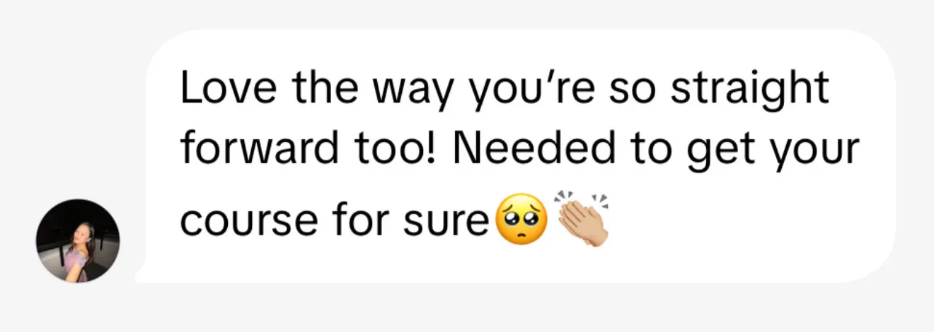 Client review screenshot