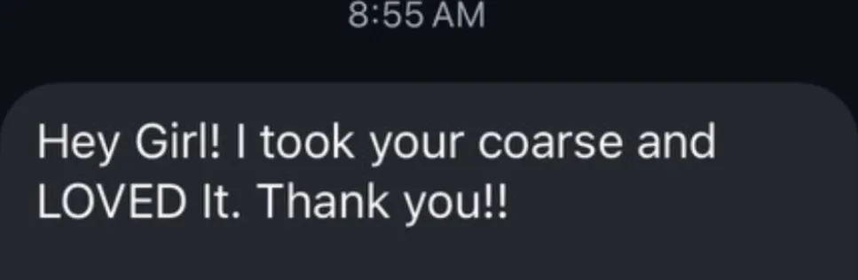 Client review screenshot